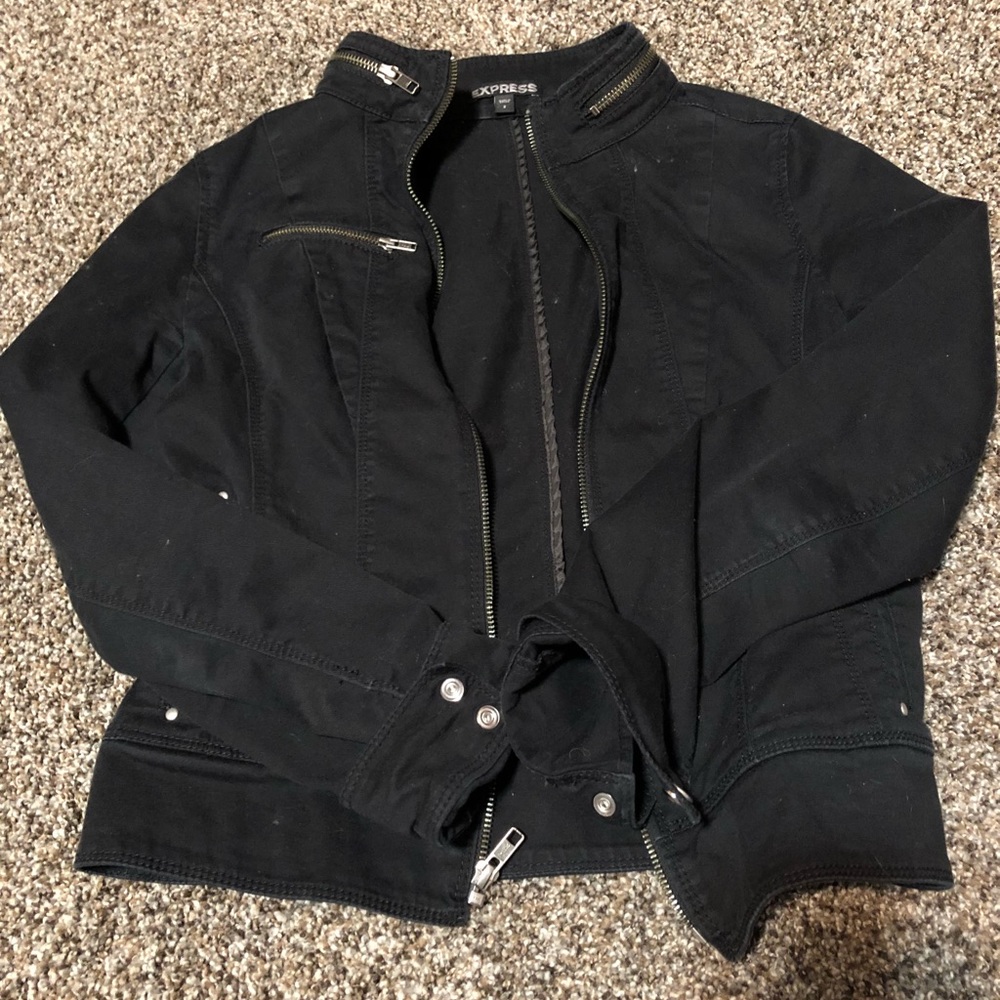 Size small express black jacket